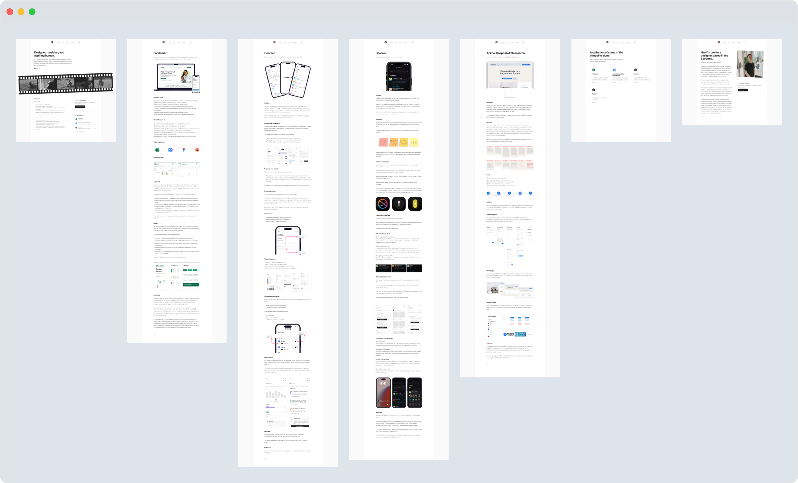 Website layout design